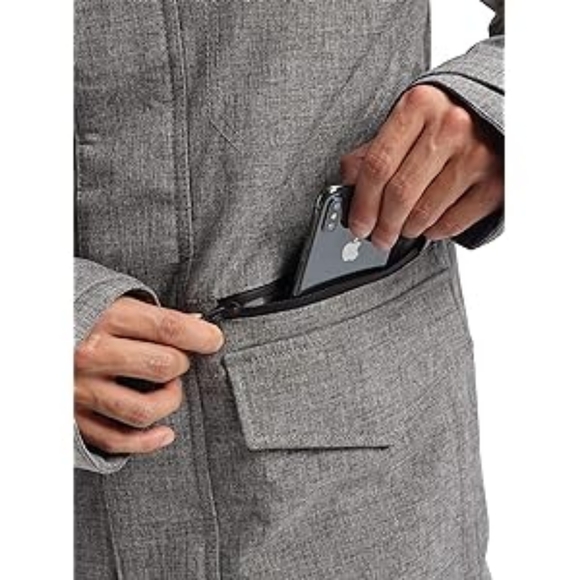 Burton Mens Covert Jacket, Bog Heather - Picture 6 of 9